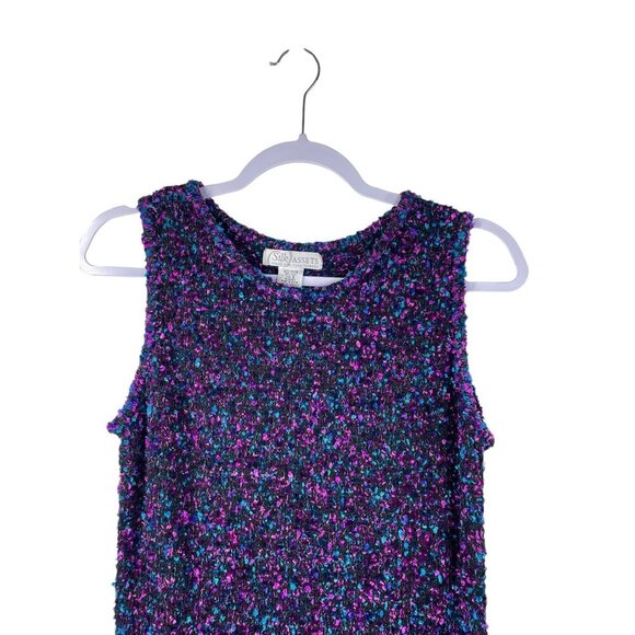 Silk Assets Diane Von Furstenberg Multicolor Silk Sleeveless Y2K 90’s Top - Picture 2 of 8